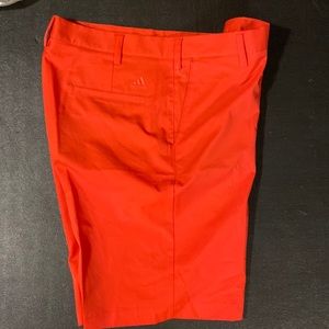 Adidas mens golf shorts size 36 orange